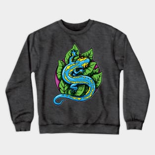 Blue Salamander Crewneck Sweatshirt